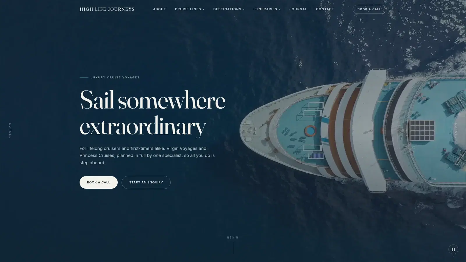 Website built by Nexvato for High Life Journeys
