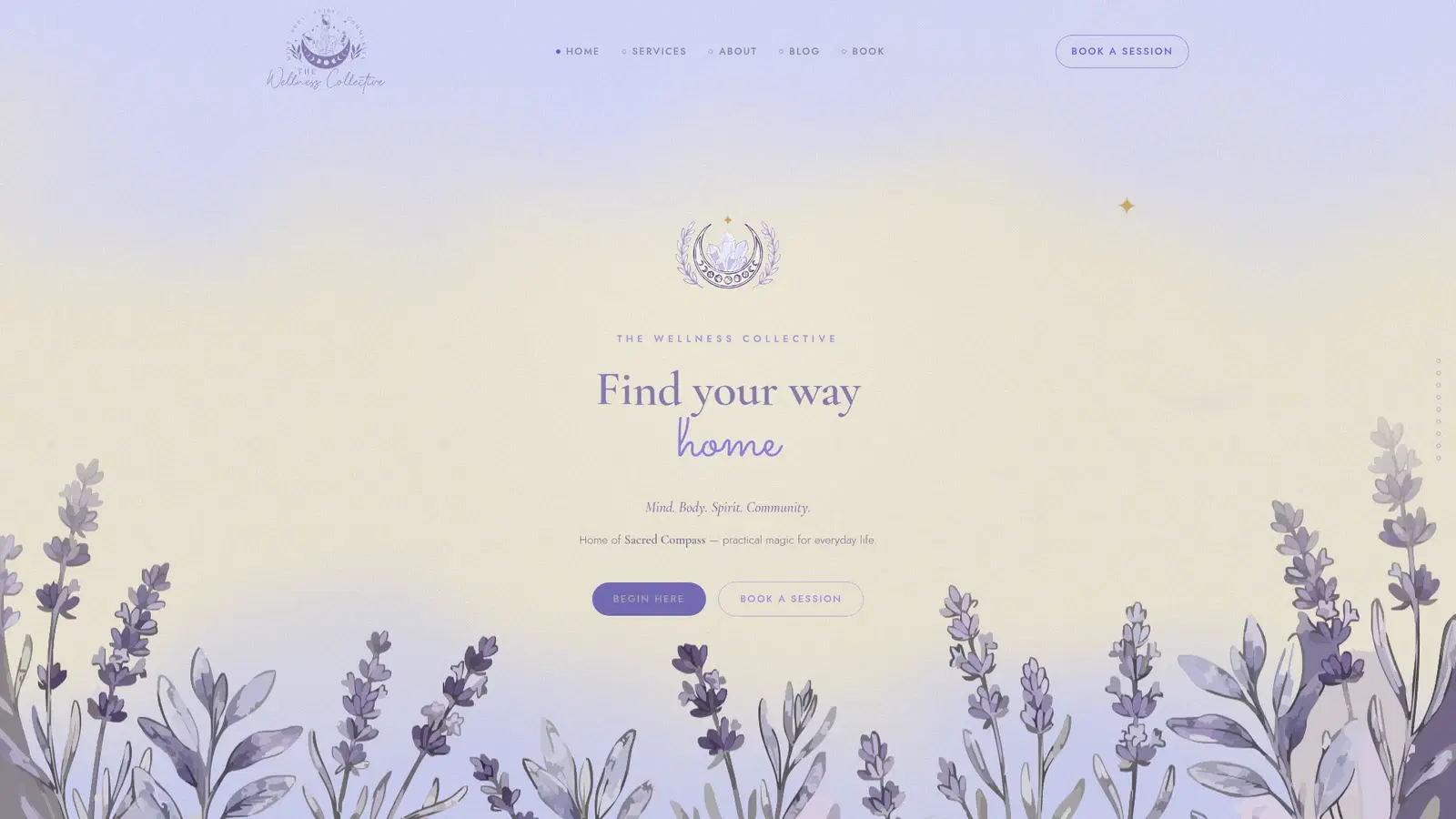 Website built by Nexvato for The Wellness Collective