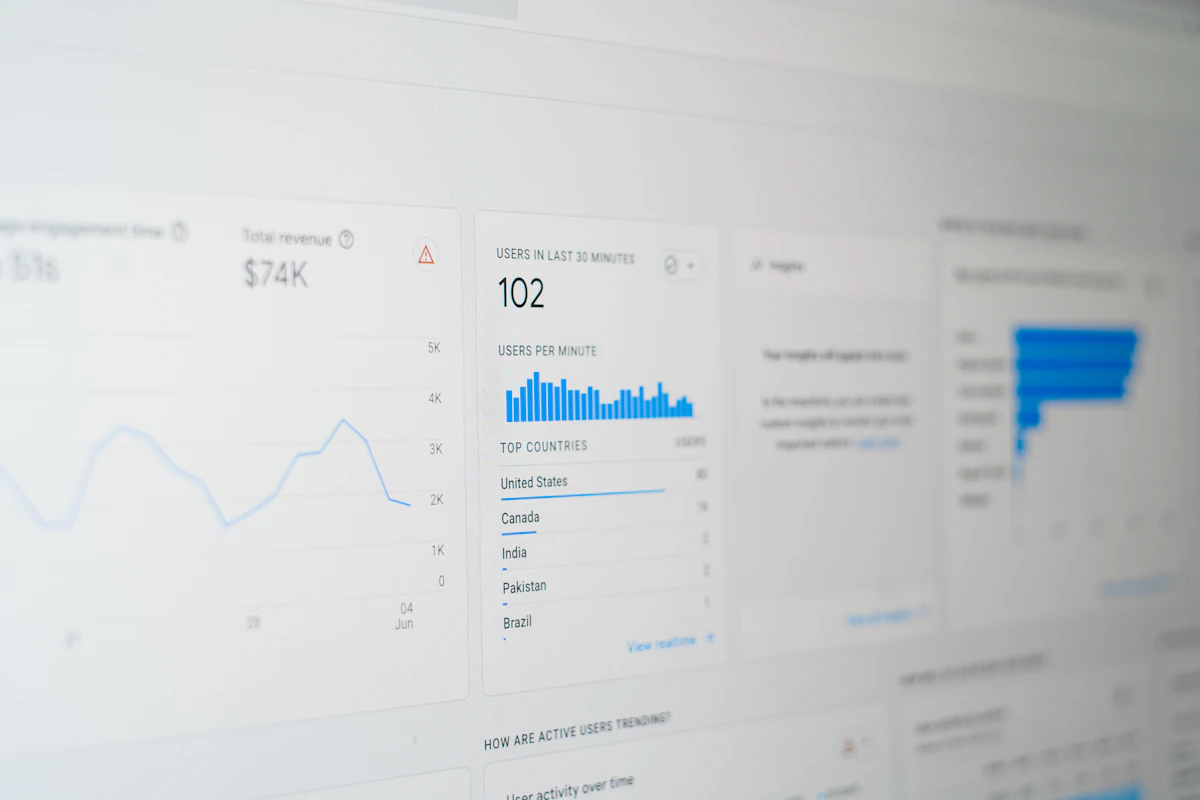 Technical SEO data on screen showing crawl and indexation signals