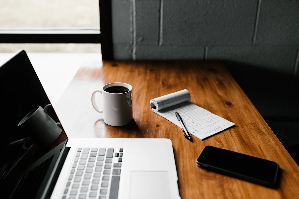 SEO strategist analyzing keyword research on a laptop